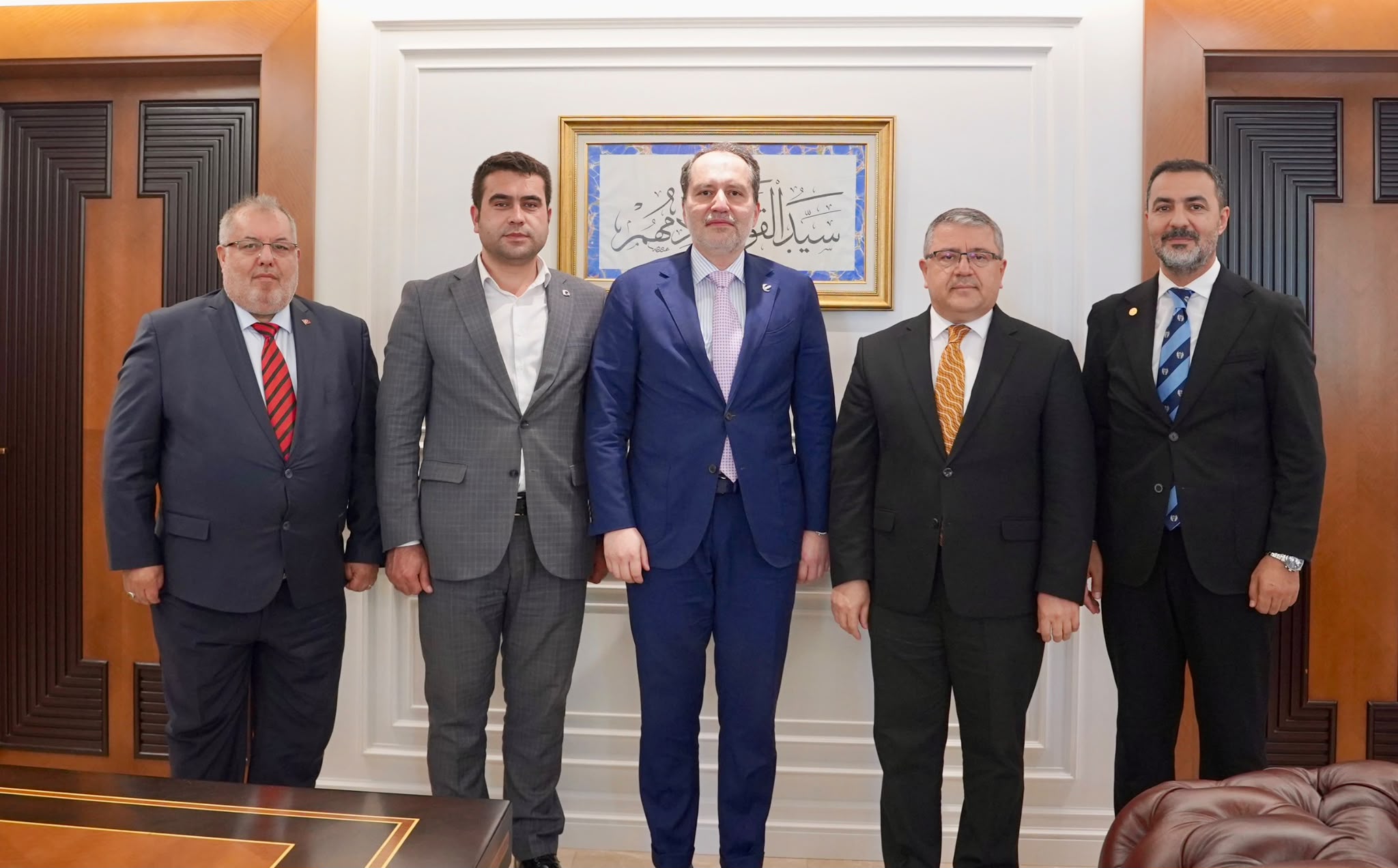 Mil-diyanet sen heyetinden yeniden refah partisi’ne ziyaret