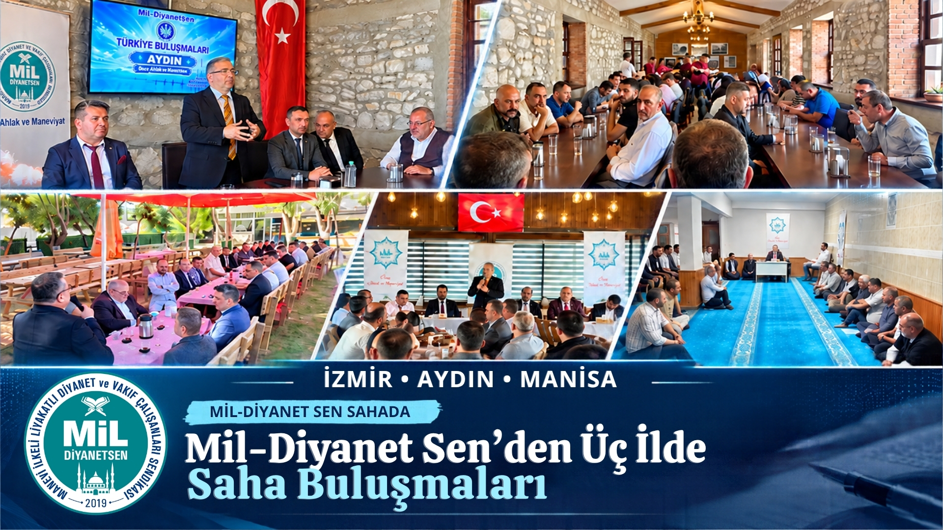 Mil-Diyanet Sen Sahada: Üç İlde Gönül Buluşmaları ve Teşkilat Ziyaretleri
